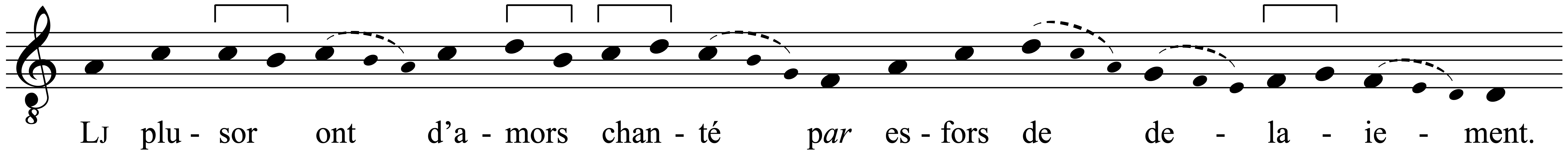 Work musical notation